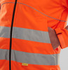  BeeSwift Eton Hi-vis Soft Shell Jacket Orange / Black (AS) 