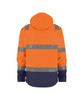  DASSY MALAGA High Visibility Orange/Navy Softshell Jacket (AS) 