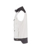  DASSY FARO Two-Tone Sleeveless Painter/Decorators Work Jacket White/Grey (AS) 