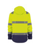  DASSY MALAGA High Visibility Yellow/Navy Softshell Jacket (AS) 