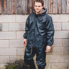  JCB Two Piece Rainsuit, Black 