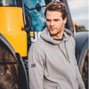  JCB Workwear Essential Hoodie, Grey Marl 