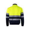  Velilla Half-Zip Hi-Vis Sweatshirt, Navy Blue/Yellow 