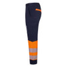 Velilla Stretch Hi-Vis Trousers, Navy/Orange