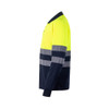  Velilla Long Sleeve Hi-Vis Polo Shirt, Marine Bule/Yellow 