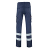  Velilla Multi-Pocket Stretch Trousers With Reflective Tape, Navy Blue 