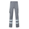 Velilla Multi-Pocket Stretch Trousers With Reflective Tape, Grey 