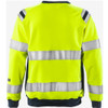 Fristads Flamestat High Vis Sweatshirt Class 3, Yellow/Navy