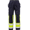  Fristads Flame High Vis Craftsman Trousers Class 1 2586 FLAM 