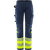  Fristads High Vis Green Craftsman Stretch Trousers Woman Class 1 2663 GSTP 