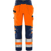  Fristads High Vis Green Craftsman Trousers Class 2 2641 GPLU 