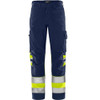  Fristads High Vis Green Trousers Class 1 2649 GPLU 