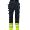  Fristads High Vis Craftsman Stretch Trousers Class 1 2906 GWM 