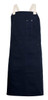 Velilla Two-Tone Canvas bib Apron (AS) 