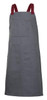  Velilla Two-Tone Canvas bib Apron (AS) 