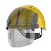  JSP EVO VISTAshield Vented Safety Helmet with Faceshield - Yellow/Smoke 