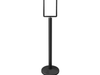 Stanchion Post Sign Frame Vertical A4 Black (with 76mm adaptor)