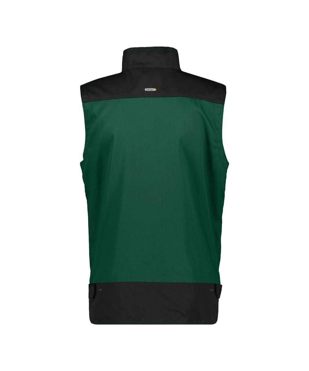 DASSY Faro 350077 Two-Tone Sleeveless Work Jacket Green/Black