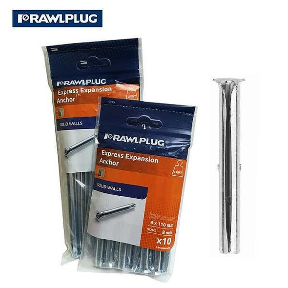  Rawlplug Express Expansion Anchor Pack of 10 
