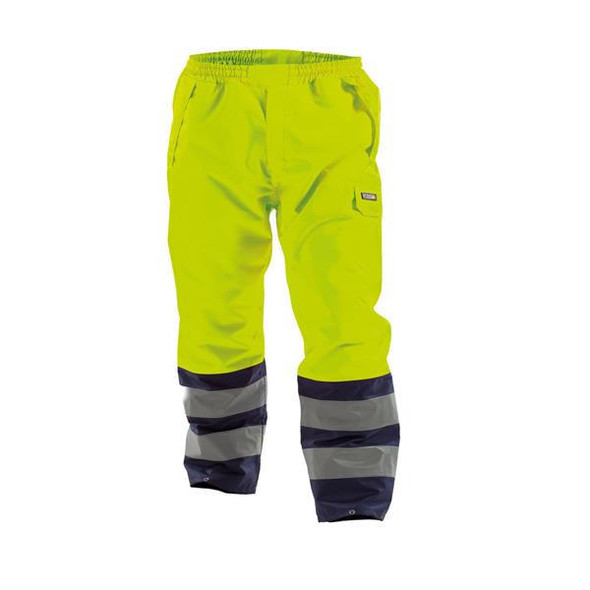  Dassy Sola Waterproof Work Trousers Yellow/ Navy 