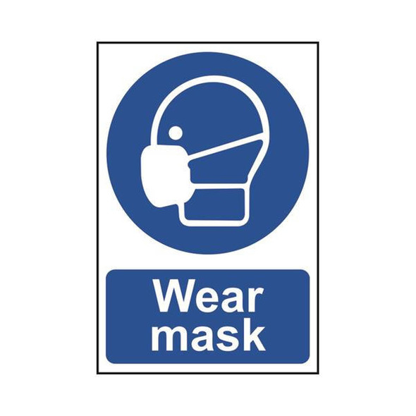 TSL Approved Safety Signs: Personal Protection Wear Mask 