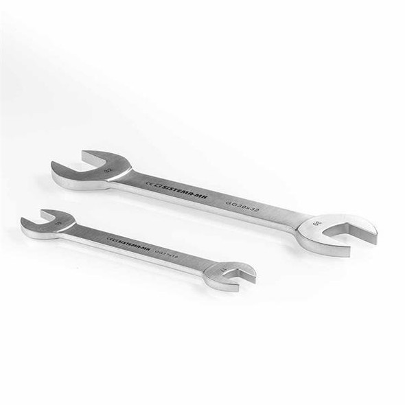 Sistema-MK Sistema High Grade Stainless Steel Open End Wrench Set 13 Piece 