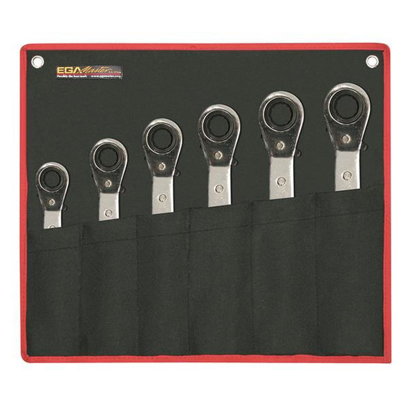 EGA Master Ega Master Metric Offset Double Ratchet Wrench Set 