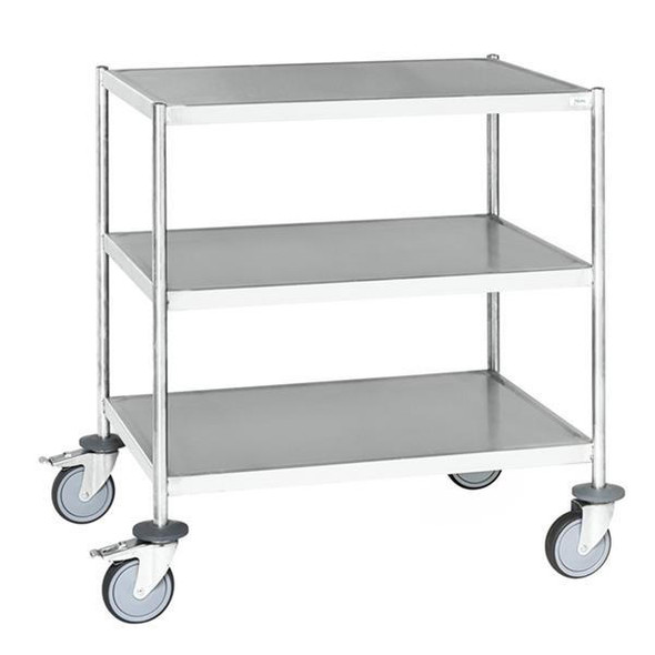  Kongamek Welded Stainless Steel Trolley Class C3/304 3 Shelves 