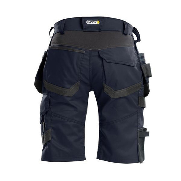 Dassy DASSY Trix (250083) Work shorts with stretch and multi-pockets Navy/Grey 