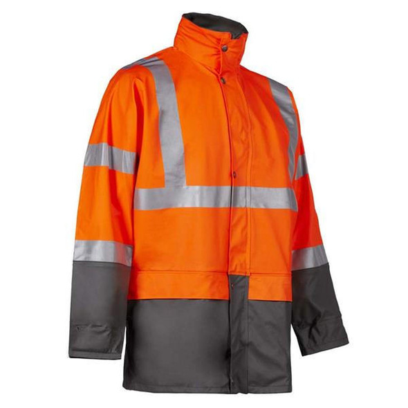  North Ways BANDIT High Visibility Waterproof Rain Jacket Orange 