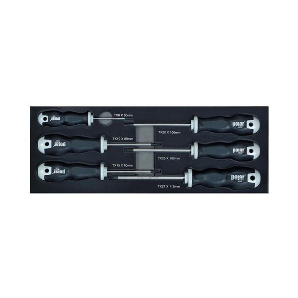  Polar Torx Screwdriver Set 6 Piece 