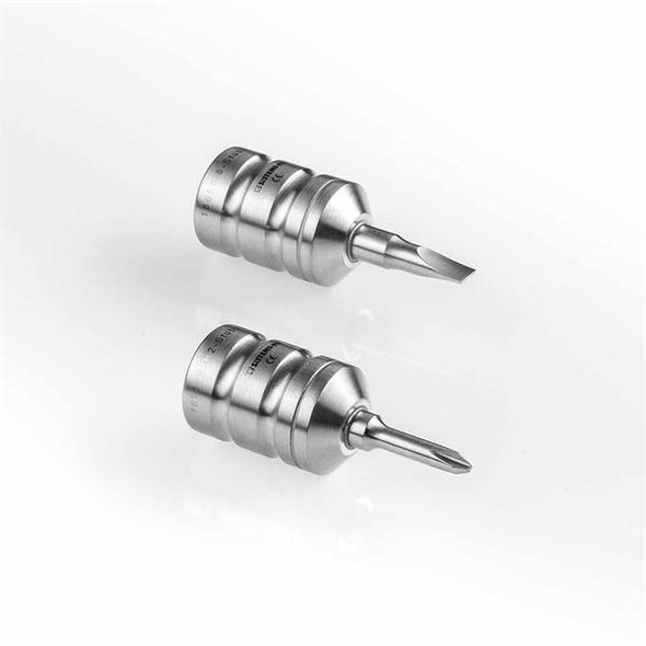 Sistema-MK Sistema High Grade Stainless Steel Slotted Stubby Screwdriver 