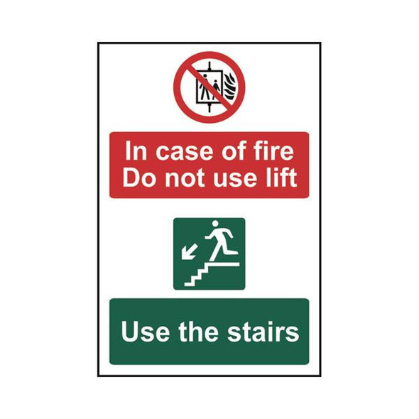 TSL Approved Safety Signs: Fire Safety & Safe Condition Do Not Use Lift 