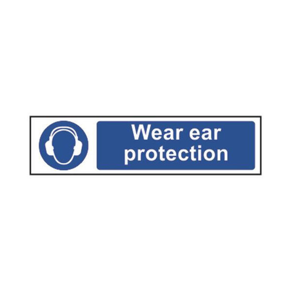 TSL Approved Safety Signs: Personal Protection Wear Ear Protection 