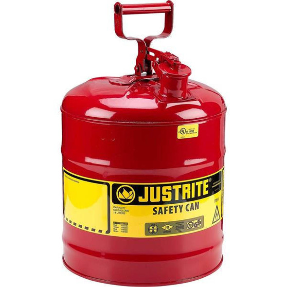  Justrite Type I Swinging Handle Safety Cans - Red 