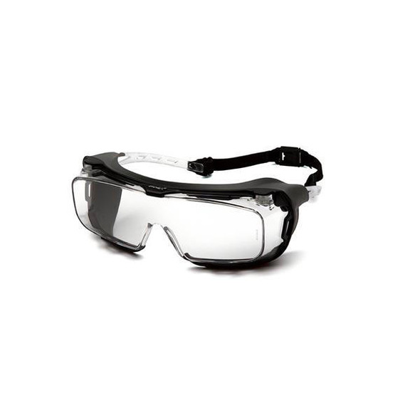 Pyramex Safety Pyramex CAPPTURE Safety Glasses w/ Rubber Gasket Clear 