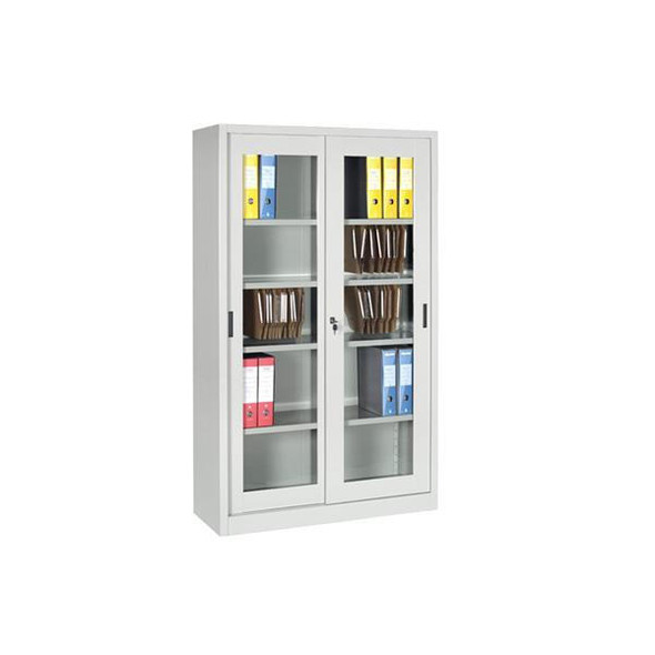 TSL Approved Cupboard with Glass Sliding Doors 