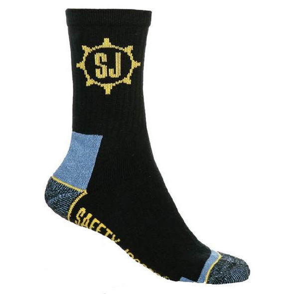  Safety Jogger Sock size 5-8, 3 Pairs Black/Blue 
