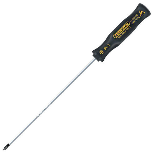 Bernstein Bernstien ESD Phillips Screwdriver size 1 with dissipative special square handle 