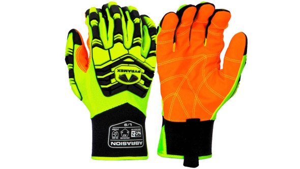 Pyramex Safety Pyramex GL806HT High Impact, PVC Palm Leather Glove 