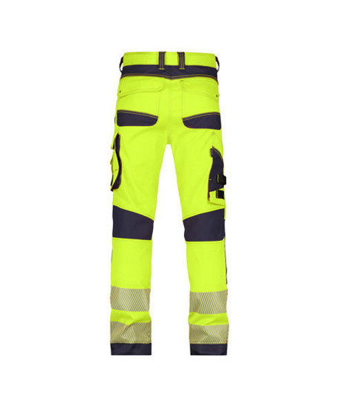 Dassy DASSY Aruba (201063) Hi-Vis Work trousers with stretch with knee pockets Yellow/Navy 