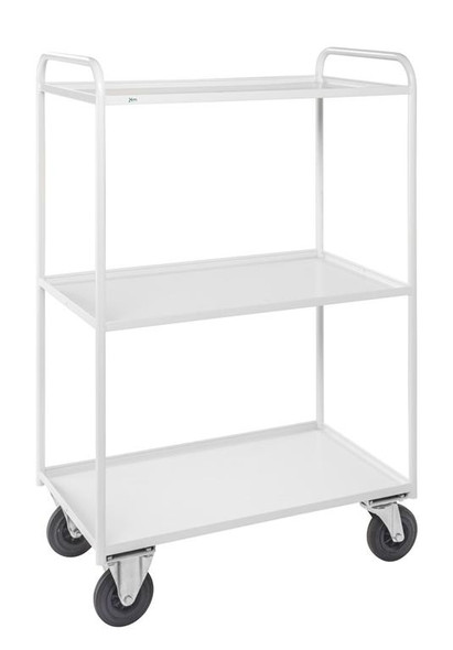  Kongamek 3 Shelf Tray Trolley Fully Welded, 955 x 550 x 1490mm 