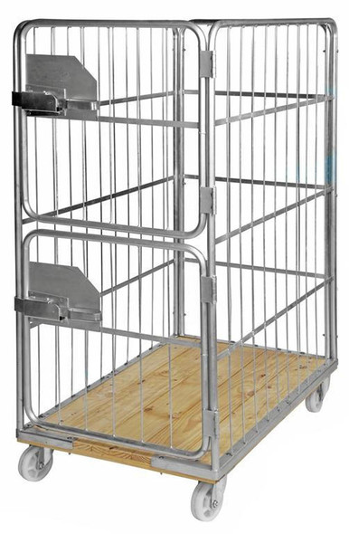  Kongamek Roll Container w/ Wooden Bottom, 1200 x 750 x 1700 