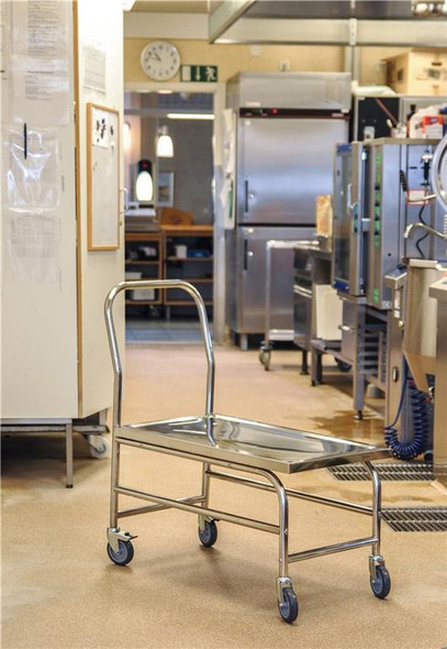  Kongamek KM60363 Stainless 201 Flat Board Platform Trolley 