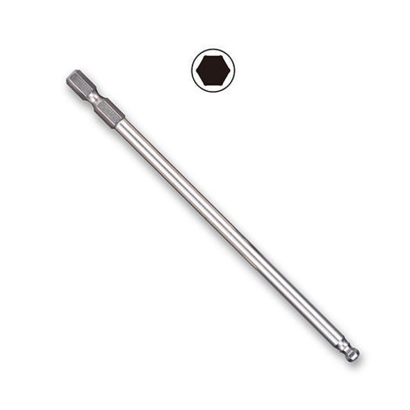 TSL Approved Power Screwdriver Bit. 1/4" Hex Ball End 