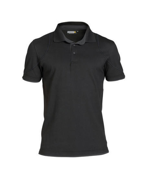  Dassy ORBITAL Polo Shirt, Medium, Black/Grey 