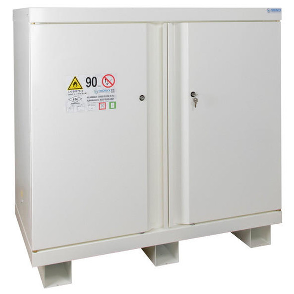 Ecosafe ECOSAFE Fire-proof safety cabinet 90 minutes working cover 2 doors 3 compartments 