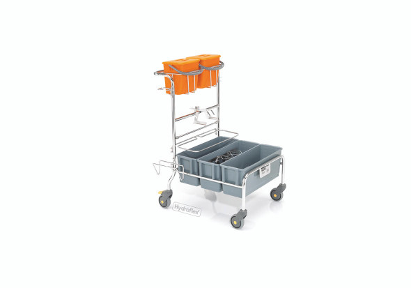  Hydroflex PurMop 2.0 ERGO 320 Cleanroom Trolley with Mop Wetting System 3 buckets 