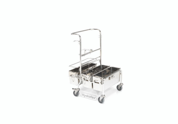  Hydroflex PurMop 2.0 ERGO-S 210 Cleanroom Trolley with Mop Wetting System 2 buckets 