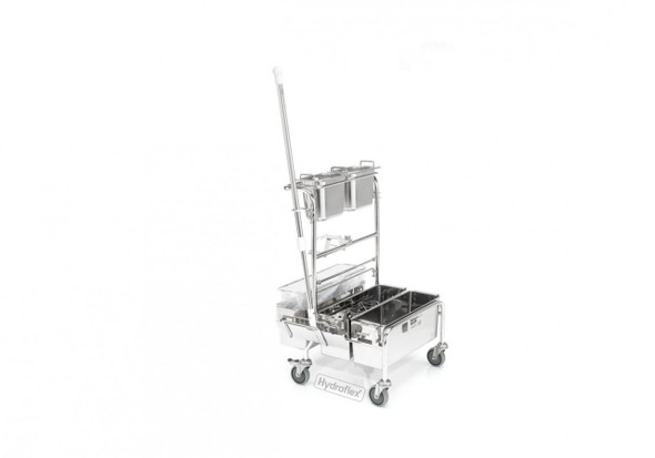  Hydroflex PurMop 2.0 ERGO-S 230 Cleanroom Trolley with Mop Wetting System 2 buckets 